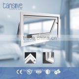 white powder coating double glazed insulated soundproof aluminium awning windows