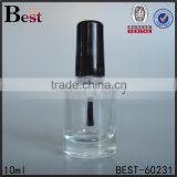 10ml skull empty nail polish glass bottle with caps and brush