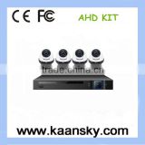 All in one dvr kit with 1mp & 1.3mp, 720p & 960p for optional cctv ahd kit