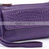 Women Leather Clutch Bag Stone Pattern Zipper Bag Cowhide Messenger Fashion Bags Ladies Handbags thumbnail-2
