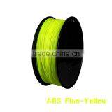 Digital Wax 3d Printer Material Filament ABS Fluorescence Color 3D Printer Fluo-Yellow