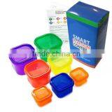 21 Day Fix BPA Free 7 Pieces Portion Control Containers Set,Leak Proof Portion Control Container Set With Guide thumbnail-4