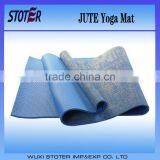 2016 Wholesale High Quality Jute Yoga Mat Jute and Pvc Rubber Mat thumbnail-1