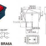 Lighted 120v Rocker Switch,CE TUV ROHS KC Approved Lighted Square Rocker Switch,Hair Dryers Rocker Switch, Electrical Switch thumbnail-2