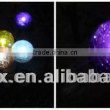 Solar LED Crackle Glass Globe Light With Stick (3pcs/set)