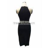 Exquisite Black Jersey Big Size Women Bodycon Dress Day to Night Dresses Wholesale Clothing Online Shopping thumbnail-3