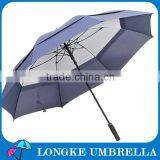 30" Windproof Two Double Layer Golf Umbrella,fiberglass Frame. thumbnail-1