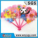 2013 Hot Sale Plastic 5 Folding pp Hand Fan for Promotional/hand Fans for Dance thumbnail-1