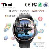 3G Heart Rate Monitor Pedometer G-sensor Wifi GPS Smart Watch thumbnail-1