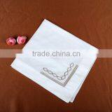 Cotton Linen Computer Embroidered Table Linen Dinner Napkins