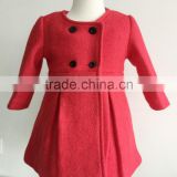 Elegant wholesale winter red color coats