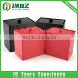 Custom Luxury Black Cardboard Drawer Packaging Gift Box With Foil Logo