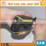 Wholesale Back Pack Hand Dynamo Power Bank, Waterproof Dual USB Solar Charger 5V 2A