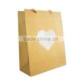 Custom Heart Gift Paper Bag /Promotional Gift Paper Bag With Your Logo thumbnail-3