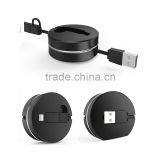 Convenient Multi-color Fashionable 2 in 1 Usb Great Quality Stretching Data Cable thumbnail-2