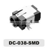4 pin dc power jack DC-038-SMD /3.7mm/pin=1.0