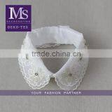 2016 Fashion Organza Flowers Lace Beaded Collar, Embroidery Beades Neckline for Garment thumbnail-1