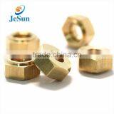 China Supplier Brass Hex Nut,cnc Brass Part thumbnail-5