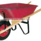 Super-tray in PP Material, Wooden Square Handles,Wheel Barrow WH5400