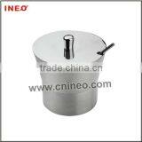 Restaurant Kitchen Stainless Steel Sugar Can Or Sugar Pot(With Spoon) thumbnail-1