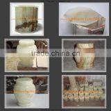 Onyx Cremation URN, Onyx Ash URN Onyx Funeral URN thumbnail-1