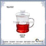 Clear Borosilicate Glass Tea Pot TP139 thumbnail-1