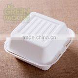 B004 Biodegradable 6.5 Inch Sugarcane Clamshell thumbnail-3
