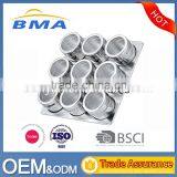 Wholesale Stainless Steel Spice Jar Set/Magnetic Condiment Set