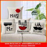 Mr.Mrs.Right Replacement Cushion Covers thumbnail-1