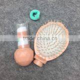 New Products Multifunction Plastic Hair Brush With Baby Hair Ties for Children thumbnail-3