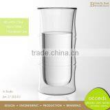 Heat-Resistant Custom New Funky Pyrex Clear Glass Water Mug