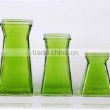 Decorative Glass Flower Vase With Painting thumbnail-1