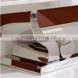 Stainless Steel Marble Top tv Stand thumbnail-5