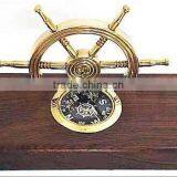 Pen Holder With Compass, Wooden Pen Holder With Compass, Fancy Pen Holder, Handmade Pen Holder, Wooden Base Pen Holder thumbnail-1