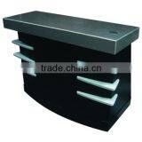 Nail Salon Reception Desk Solid Wood Office Table Design Receptionist Table F-C10 thumbnail-1