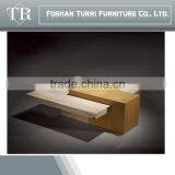 Luxury Furniture Modern Beige Travertine Living Room Center Table thumbnail-2