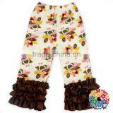 Newest Design Wholesale Baby Clothes Baby Girls Triple Ruffle Pants Sew Sassy Icing Legging thumbnail-6