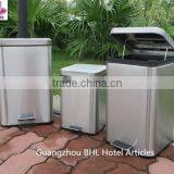 3 Liters-30 Liters Stainless Steel Foot Pedal Garbage Bin Sqaure Pedal Bin Waste Bin thumbnail-1