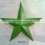 metal commemorable collection iron star decoration metal crafts for outdoor decoration