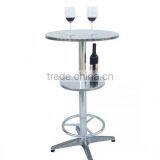 Modern Glass Top Bar Table thumbnail-3