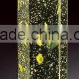 Yellow Flower Decorative Glass Pillars For Shopping Mall Decoration thumbnail-1