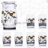 1400ml 1300ml 1000ml Halloween Christmas Fruit Color Printing Jug and 6pcs Cups Set thumbnail-1