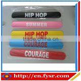 2013 Hot Seller Silicone Wristbands,de Silicona Pulseras Bofetada Custom Logo Printing Are Available thumbnail-1