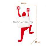 Hanging Soap Holder Plastic Soap Box Suction Wall Holder thumbnail-3