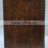 Handmade Vintage Tree Of Life Embossed Tan Color Leather Notebook thumbnail-2