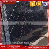 Indoor Projects Black With White Vein Marble Natural Stone Slab thumbnail-2