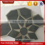 Waterjet Deep Green Color Marble Stone Mosaic Tile thumbnail-3