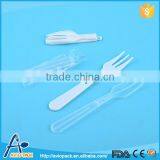 Fine Design Non Toxic Folding Plastic PP Fruit Fork Set thumbnail-1