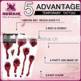 NEWAIR Custom Professional Waterproof Temporary Body Art Tattoo Sticker thumbnail-4
