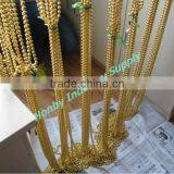 Custom Gold Color 8mm Metal String Partition Curtain